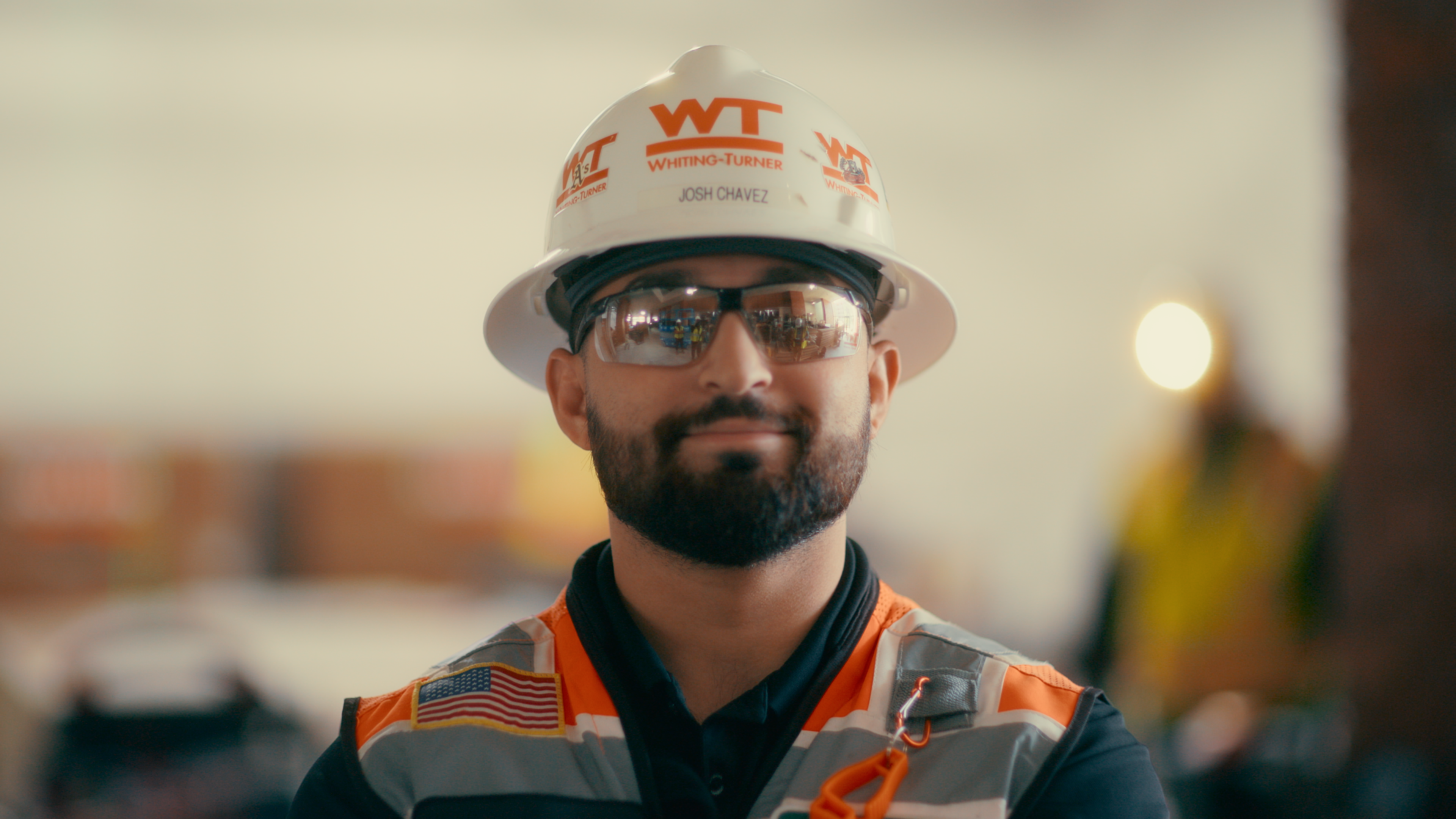 Worker in professional setting